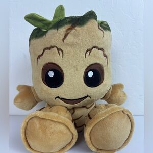 Disney Parks Marvel Guardians Of The Galaxy Baby Groot Big Feet Plush Comic Toy